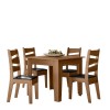 Conjunto Mesa de Jantar Itália 0,90 com 4 Cadeiras Cedro 11C