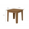 Conjunto Mesa de Jantar Itália 0,90 com 4 Cadeiras Cedro 11C