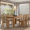 Conjunto Mesa de Jantar Itália 1,35 com 6 Cadeiras Cedro 61C