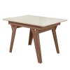 Mesa para Sala de Jantar Dubai 1,10 X 0,84 Amêndoa