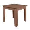 Mesa para Sala de Jantar Itália 0,90 X 0,90 Amêndoa