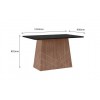 Mesa para Sala de Jantar Líbia 1,35 X 0,90 Amêndoa